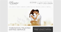 Desktop Screenshot of premierintroductions.ca